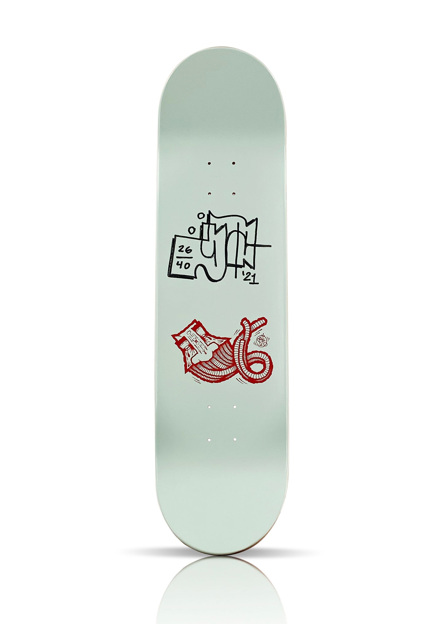 GATS 'Movement' (2021) Skateboard Deck (orange)