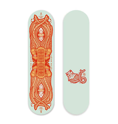 GATS 'Movement' (2021) Skateboard Deck (orange)