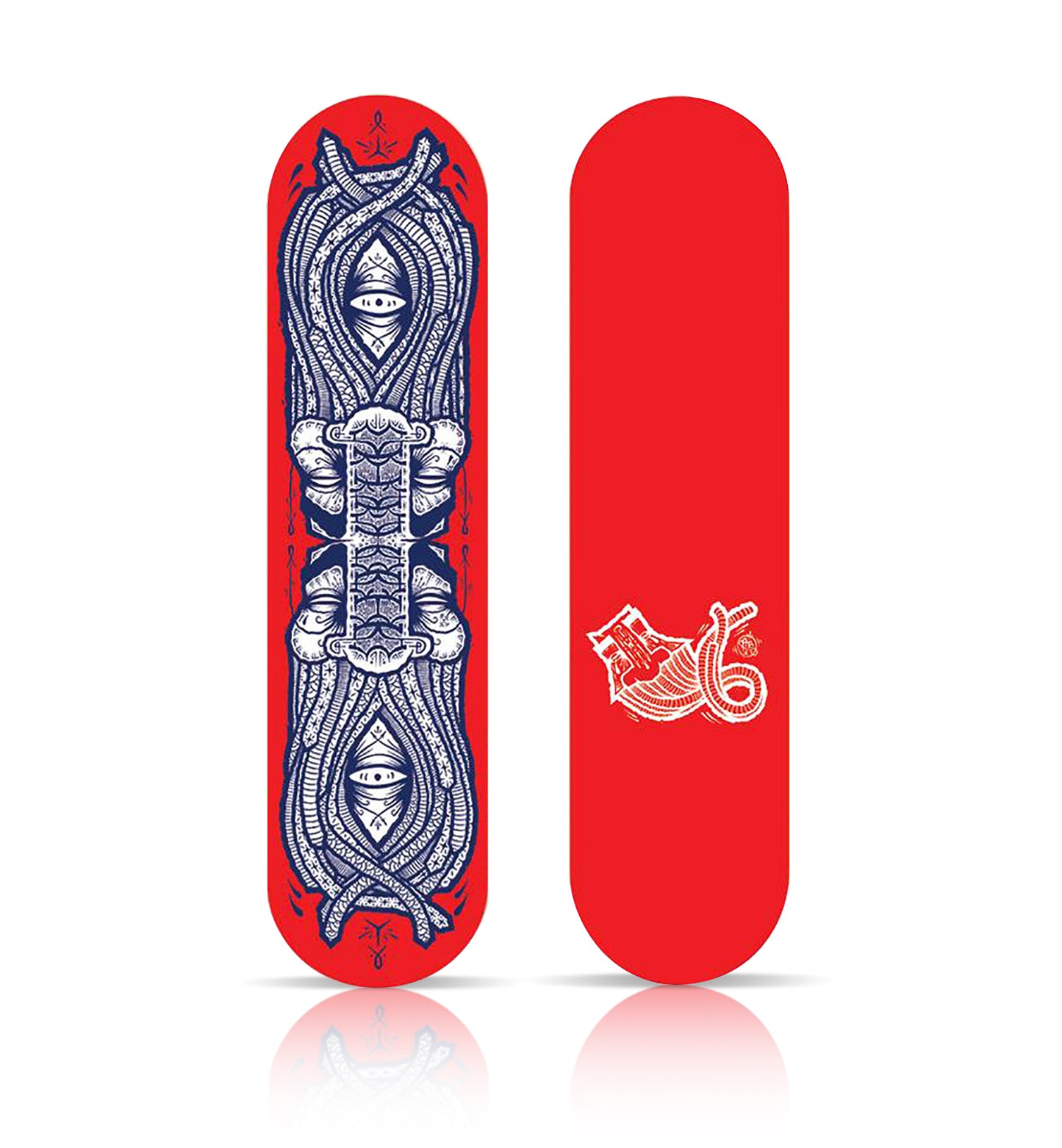 GATS 'Movement' (2021) Hand-Signed Skateboard Deck (red)