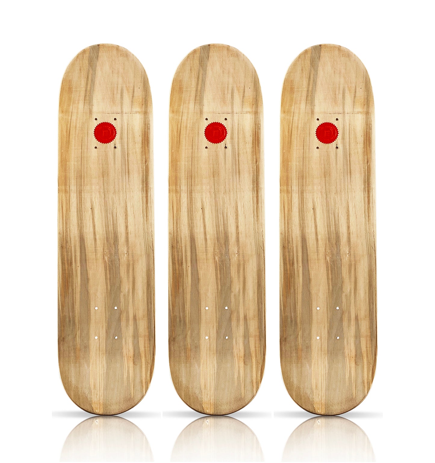 GARETH TRISTAN EVANS 'Sphinx Mekhat #2' (2021) Gold Leaf Triptych Skateboard Deck Set