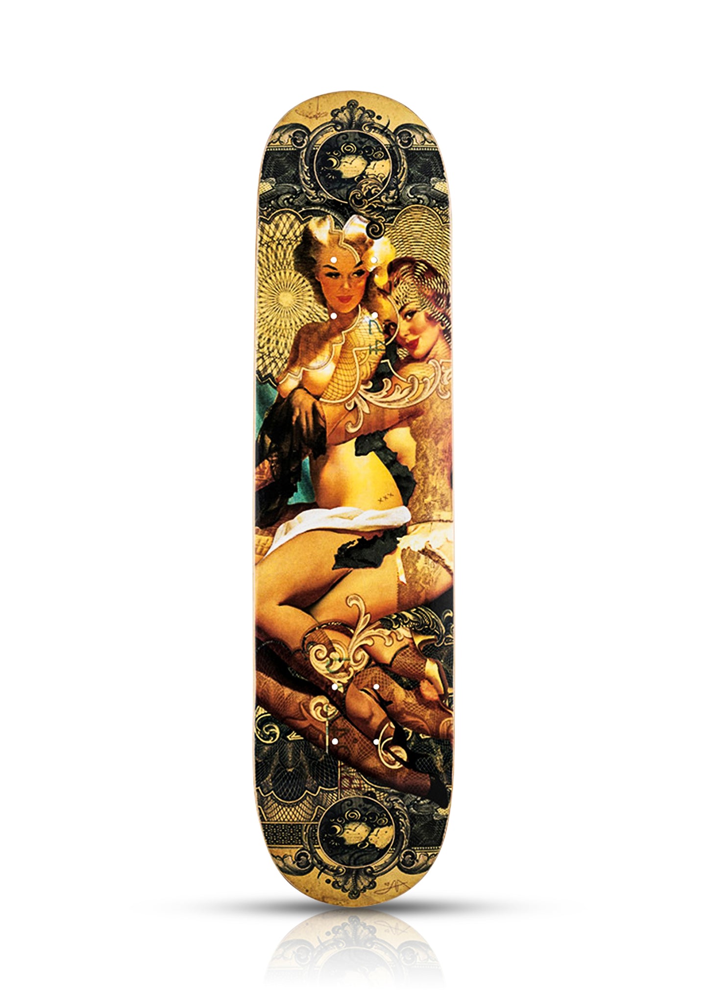 HANDIEDAN 'Amphitrite' (2019) Hand-Embellished Skateboard Deck