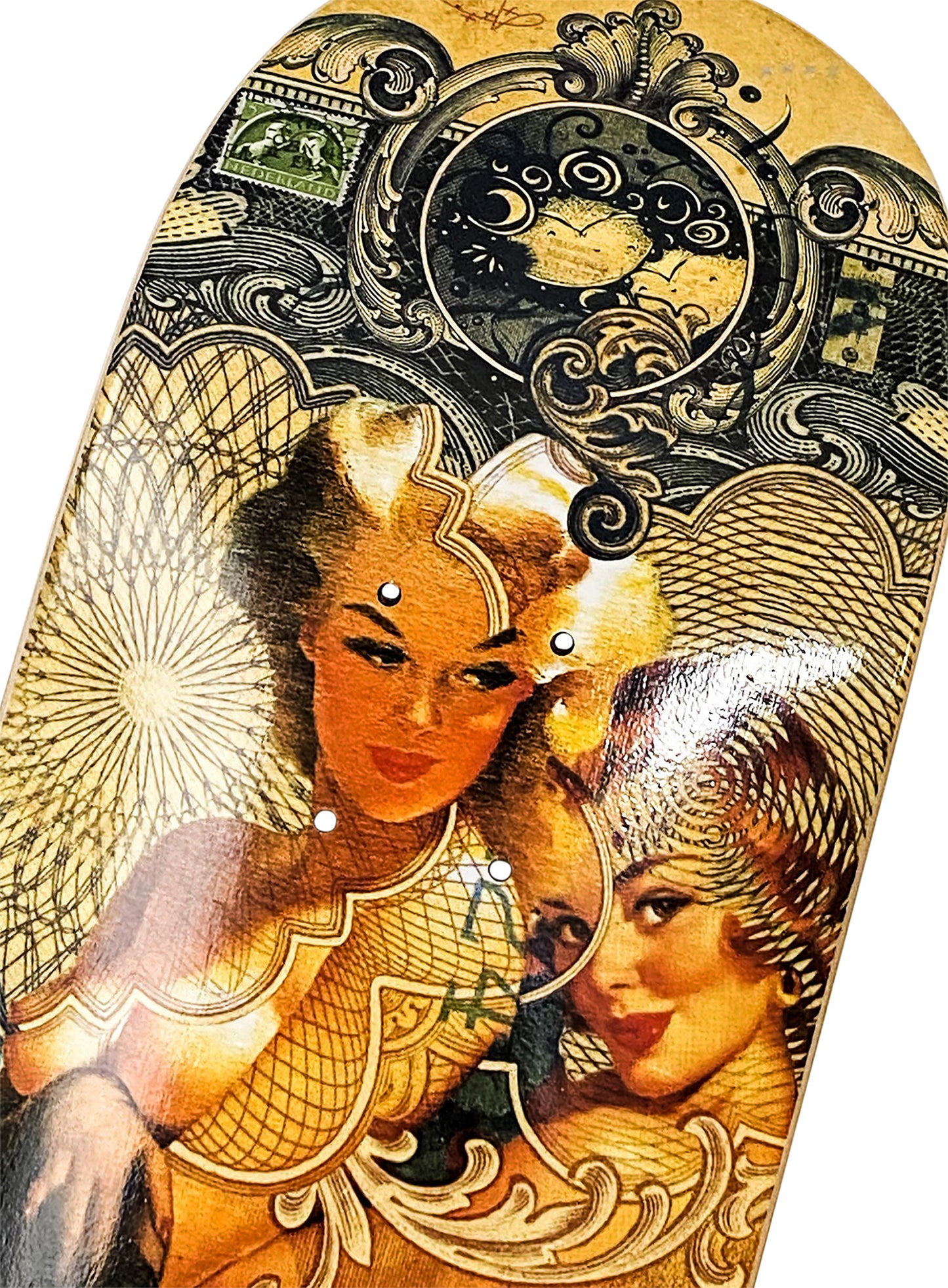 HANDIEDAN 'Amphitrite' (2019) Hand-Embellished Skateboard Deck