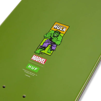 MARVEL x HUF 'Hulk: Lenticular' (2022) Skateboard Deck