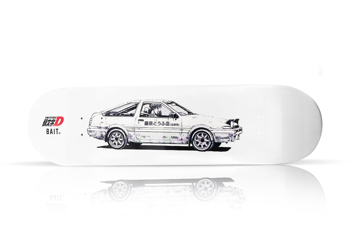 INITIAL D x BAIT 'Toyota Trueno AE-86' (2021) Skateboard Deck