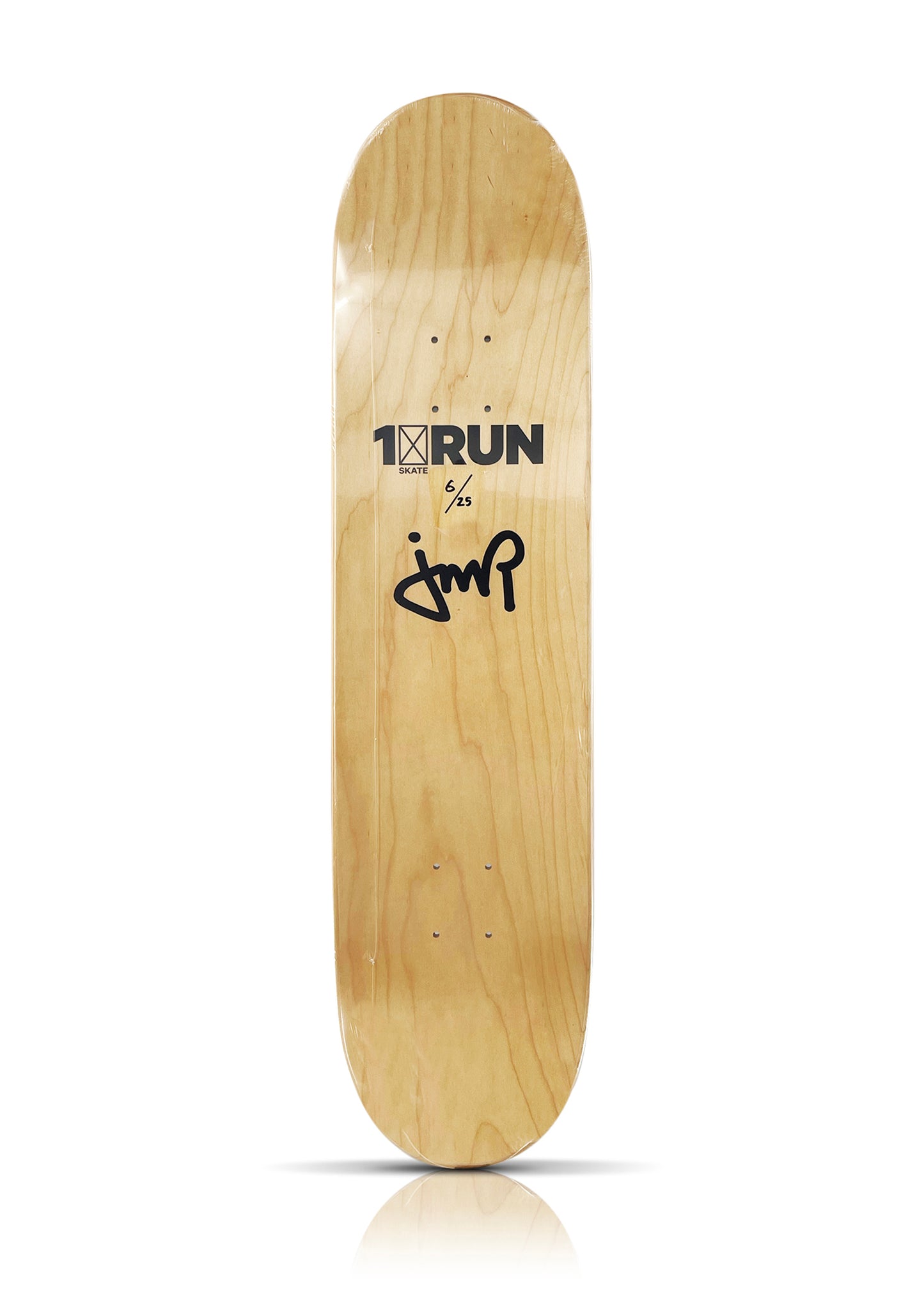 JM RIZZI x 1xRUN 'Toltec Rhythms' (2022) Skateboard Deck (black, #6)