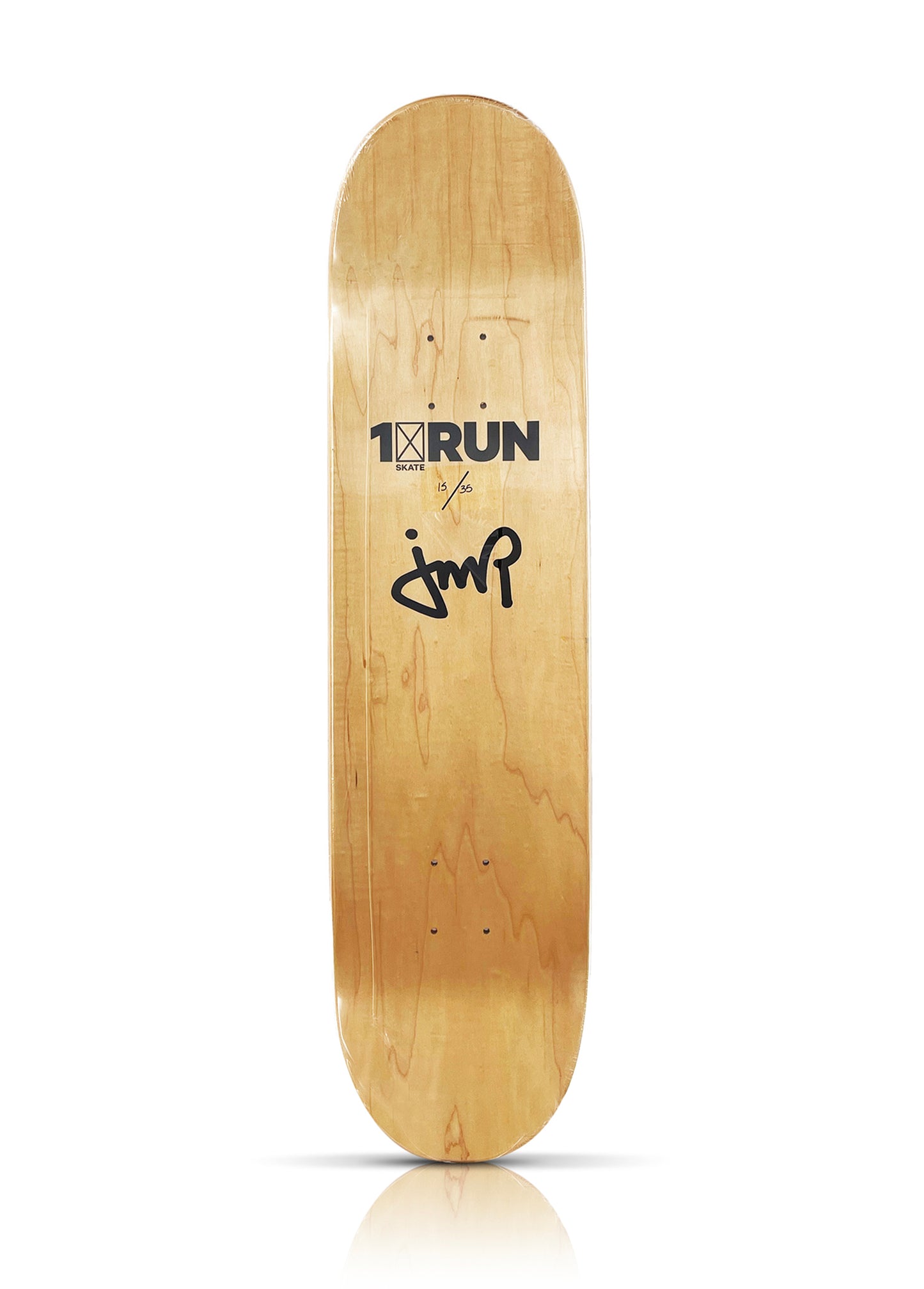 JM RIZZI x 1xRUN 'Toltec Rhythms' (2022) Skateboard Deck (red, #15)