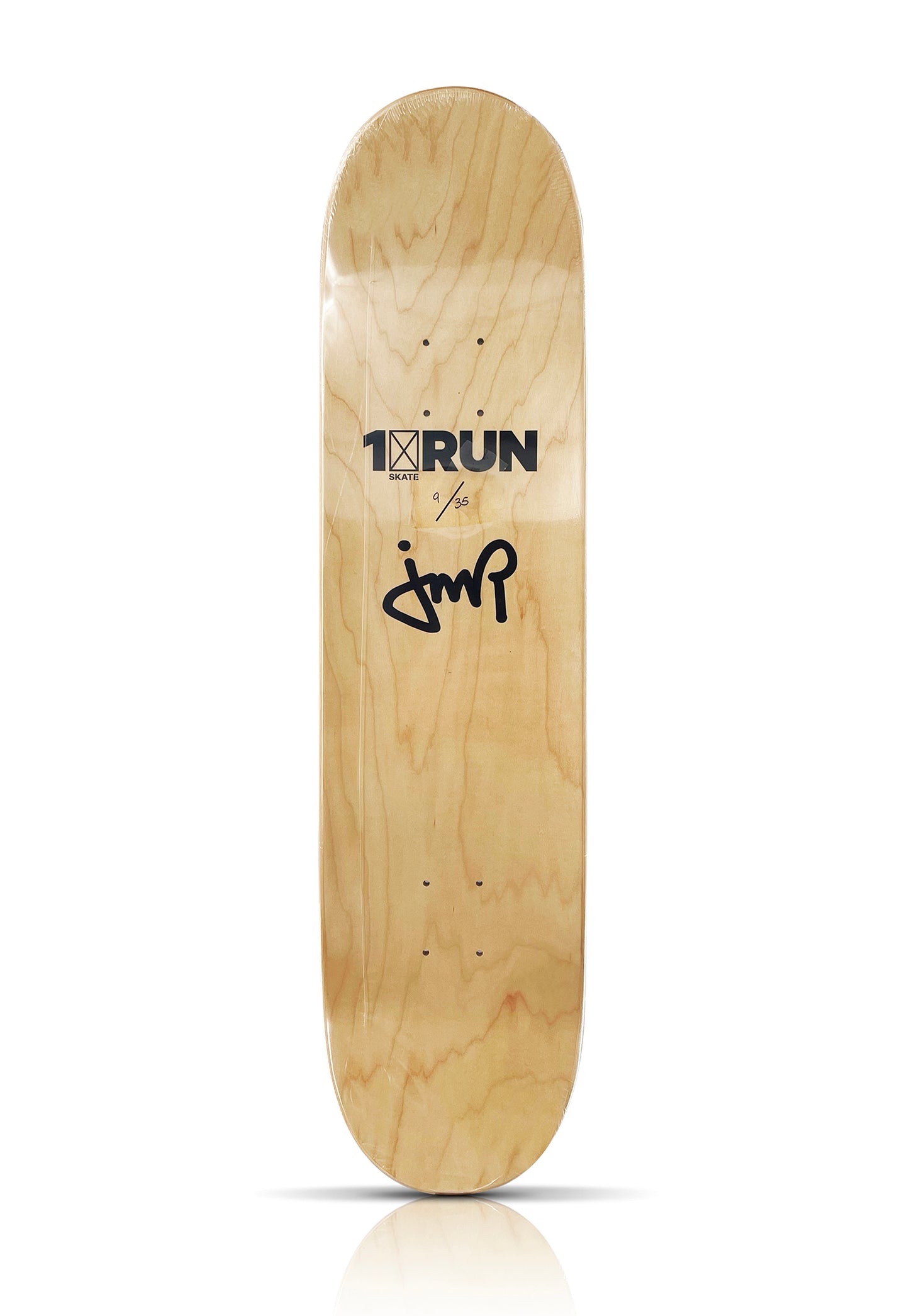 JM RIZZI x 1xRUN 'Toltec Rhythms' (2022) Skateboard Deck (red, #9)