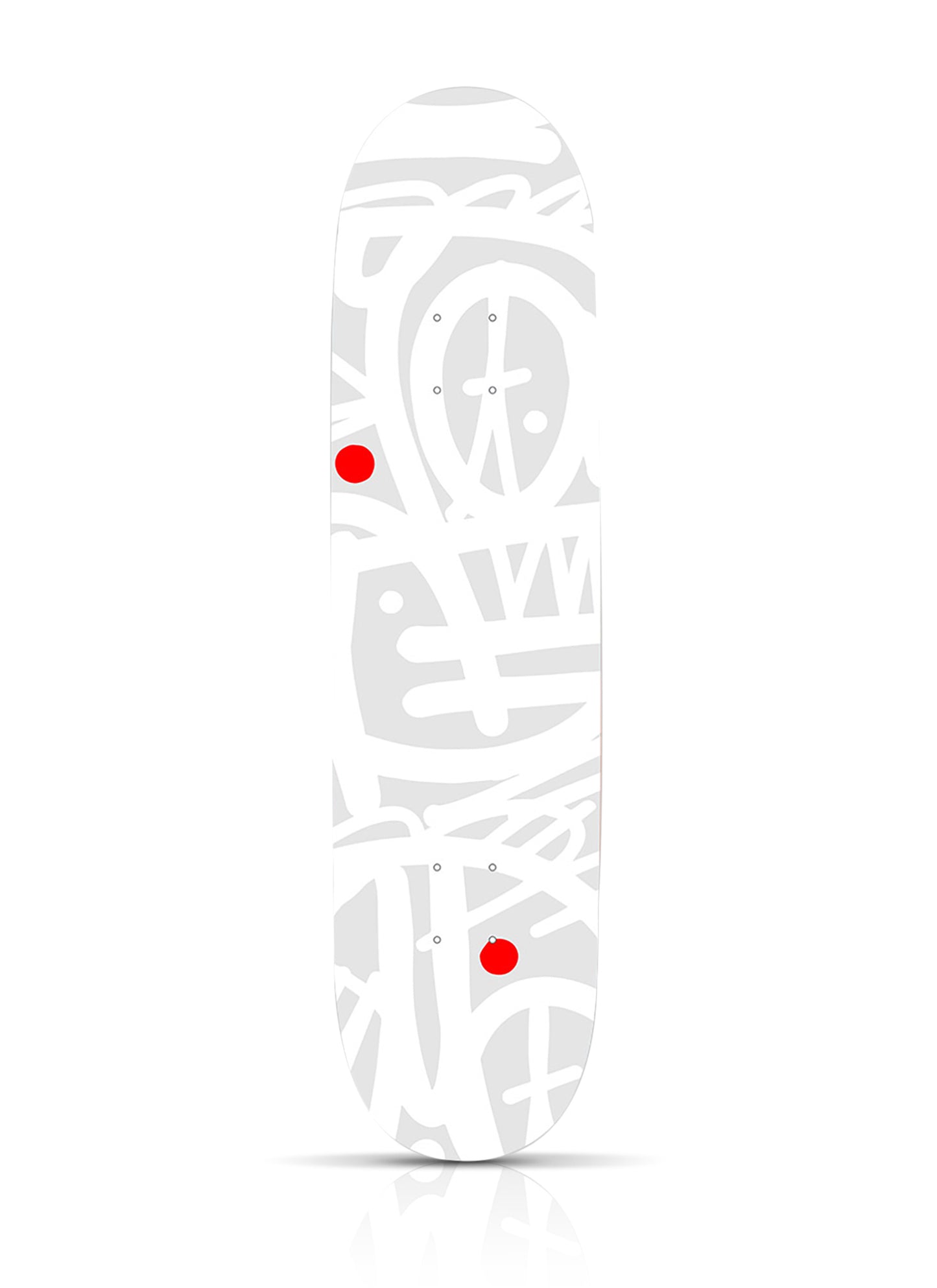 JM RIZZI x 1xRUN 'Toltec Rhythms' (2022) Skateboard Deck (white, #PP)