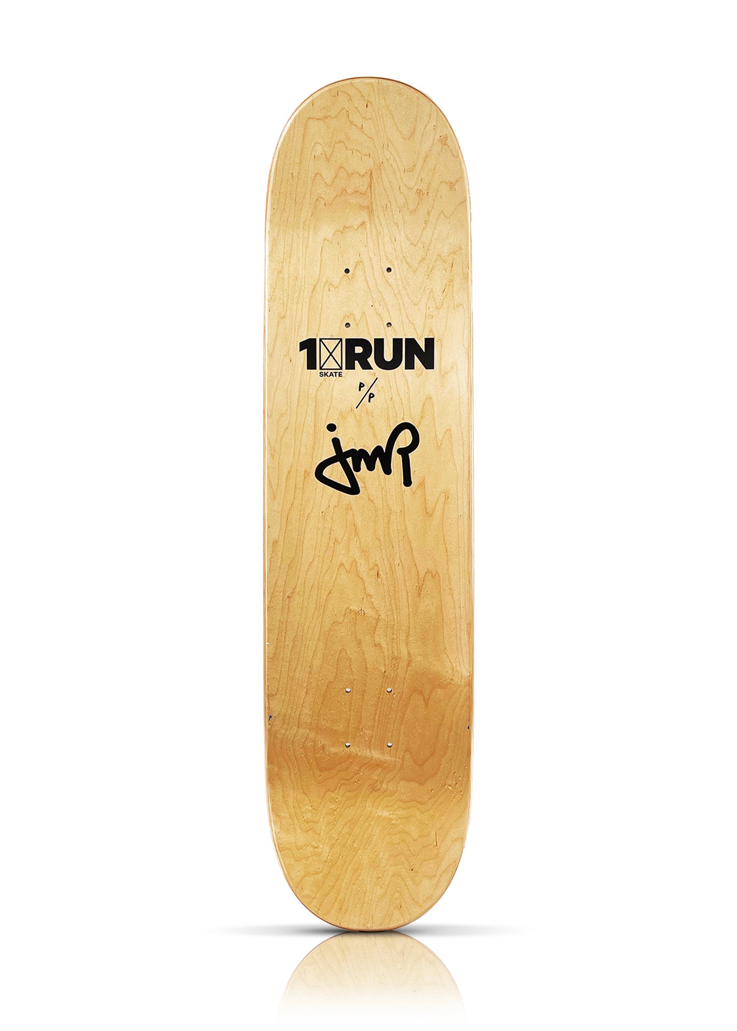 JM RIZZI x 1xRUN 'Toltec Rhythms' (2022) Skateboard Deck (white, #PP)