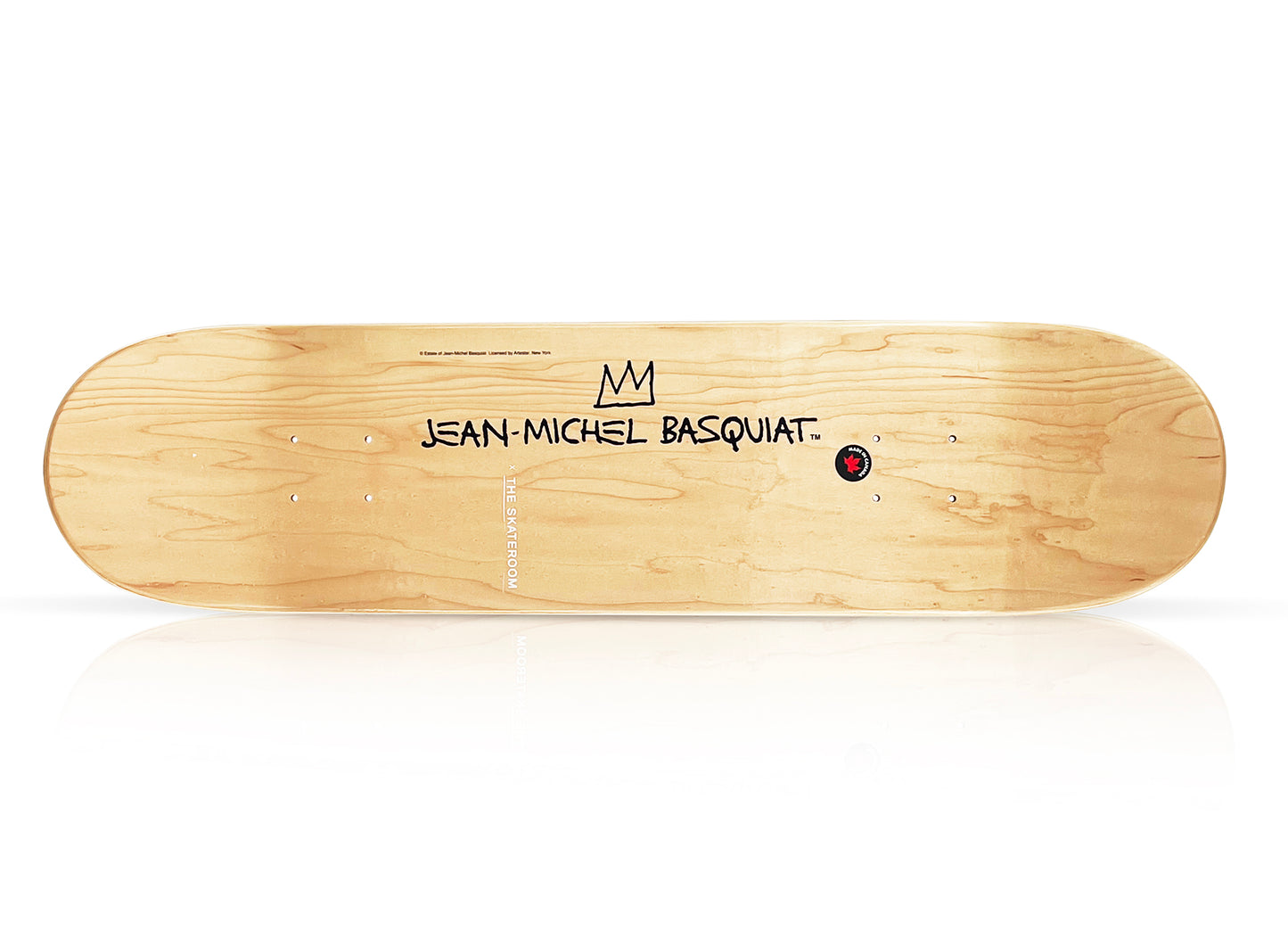 JEAN-MICHEL BASQUIAT 'Pez Dispenser' Framed Skateboard Deck + Print