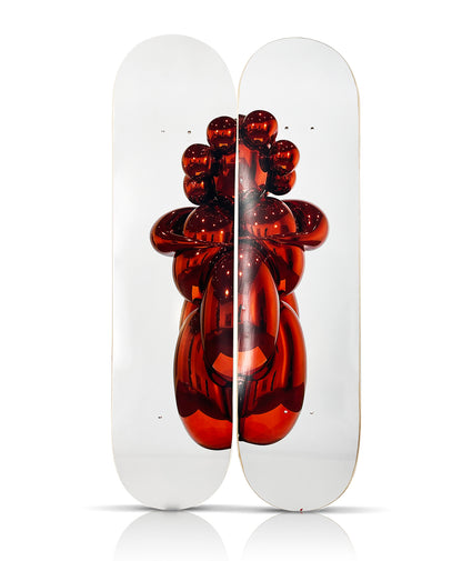 JEFF KOONS 'Balloon Venus' (2021) Diptych Skateboard Deck Set