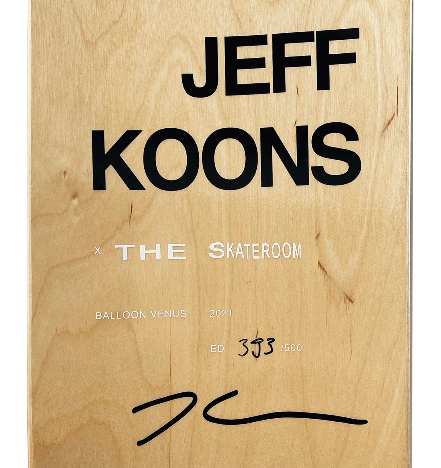 JEFF KOONS 'Balloon Venus' (2021) Diptych Skateboard Deck Set