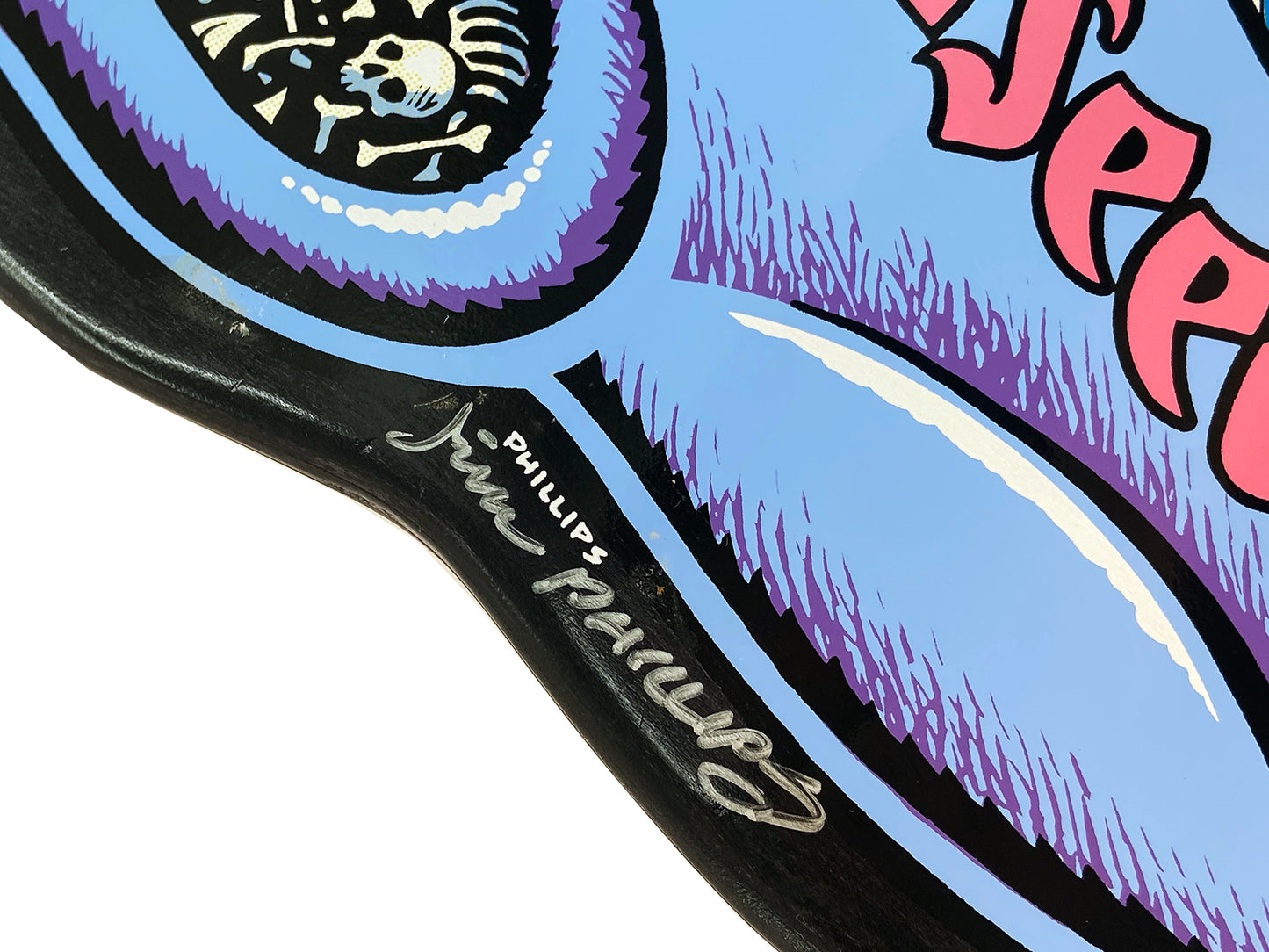 JIM PHILLIPS 'Sharky Love' (2020) Skateboard Deck