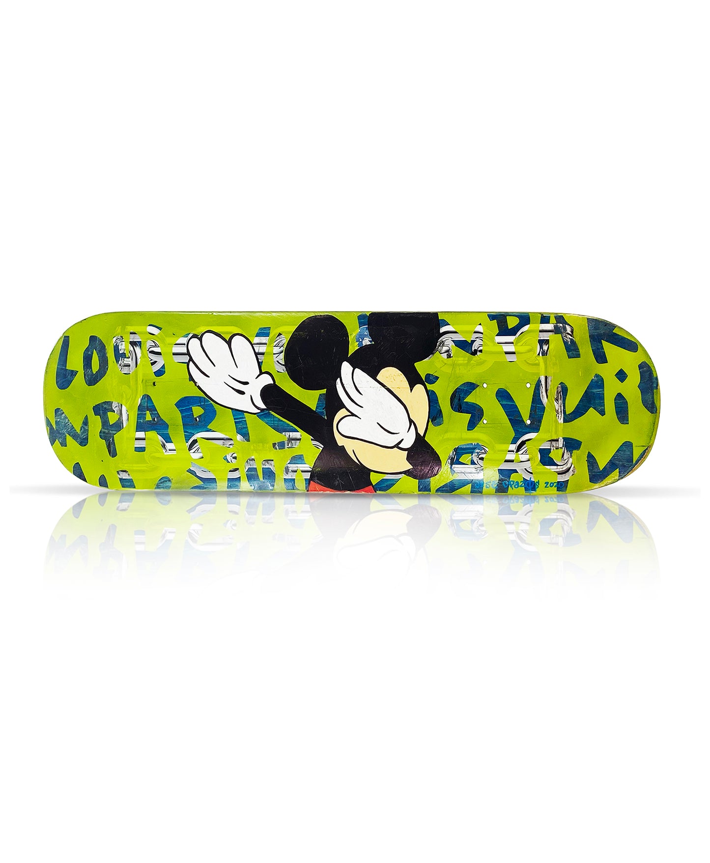 JOSE De PAZOS 'Skate Mickey Vuitton' (2020) Original on Skateboard Deck