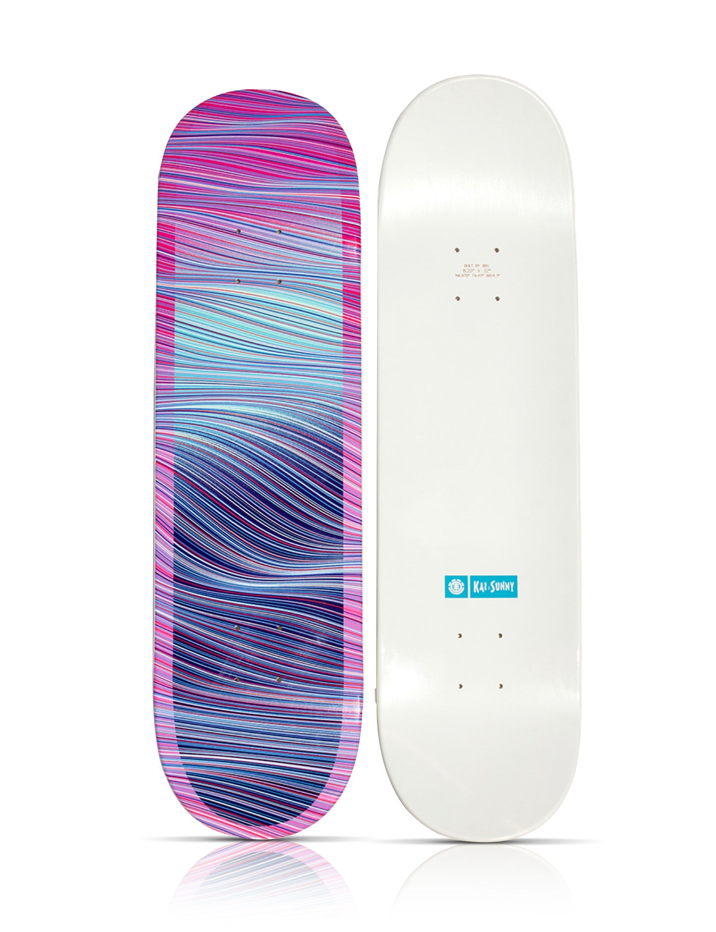 KAI + SUNNY x Element 'Moon Always Shining' (2022) Skateboard Deck