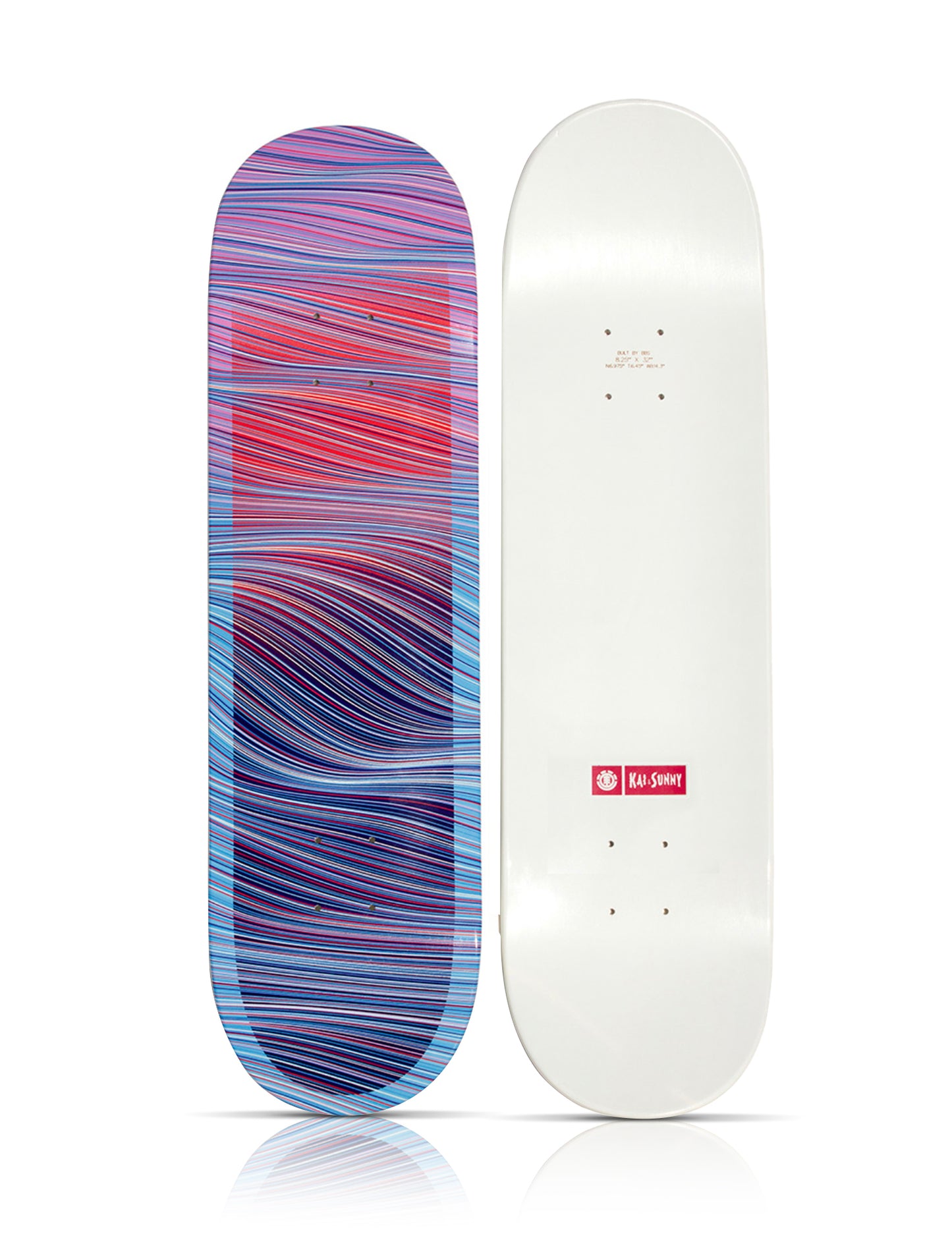 KAI + SUNNY x Element 'Sun Always Setting' (2022) Skateboard Deck