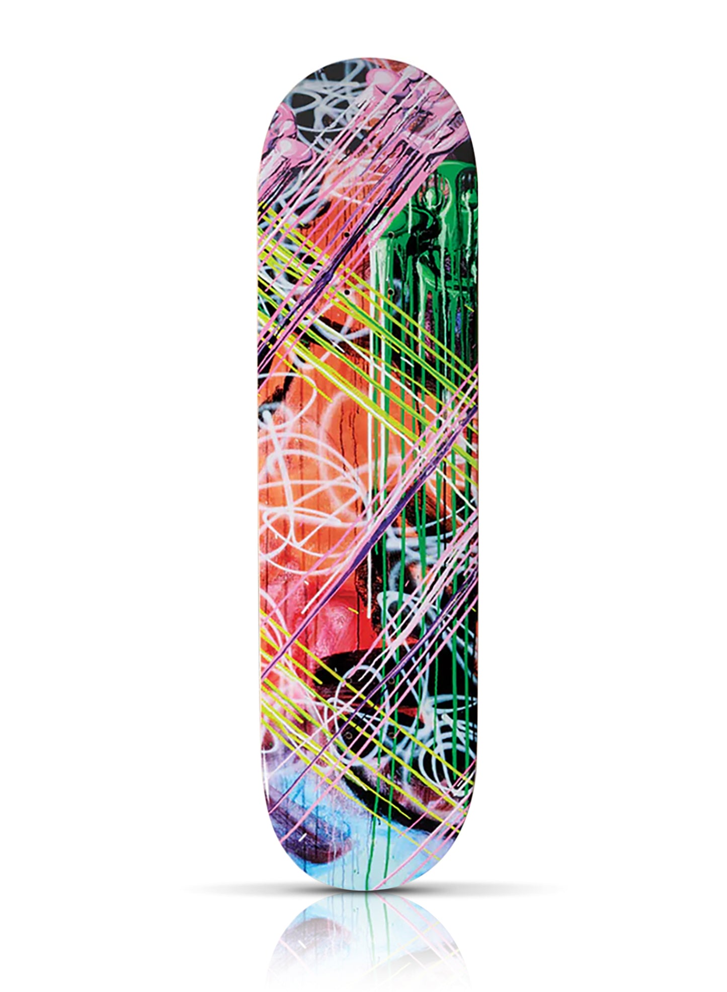 KENNY SCHARF 'Drip City' (2022) Triptych Skateboard Deck Set