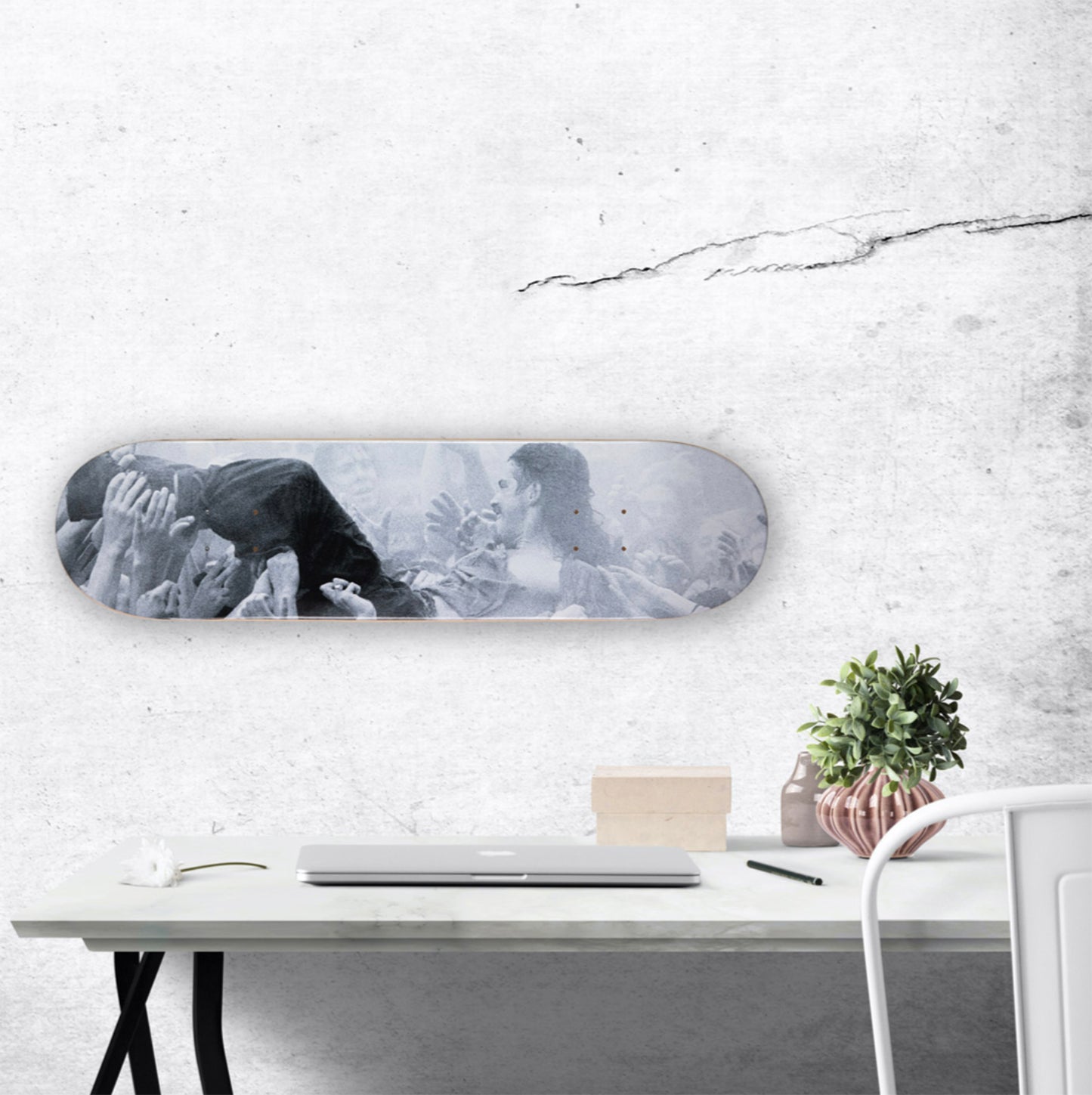 LANCE MERCER x 1xRUN 'Chris Cornell Surfing' (2020) Skateboard Deck