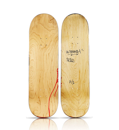 LE FRENCH 'Just Love' (2020) Original Diptych Skateboard Deck Set