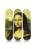 LEONARDO da VINCI (after) 'Mona Lisa' (2020) Triptych Skateboard Deck Set