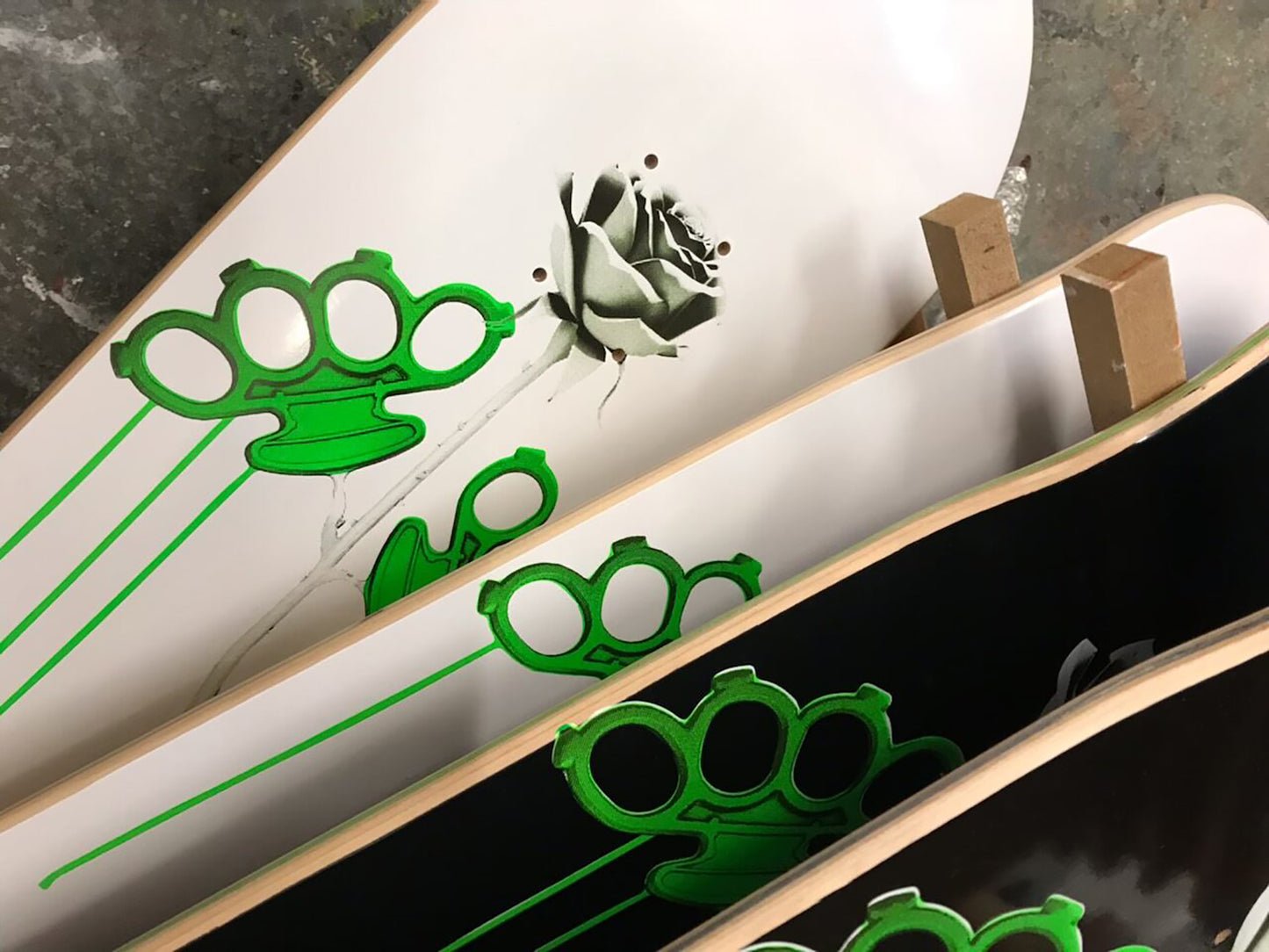 LUDO x Clown Skateboards 'Team Deck' (2021) Skateboard Deck Set (diptych)