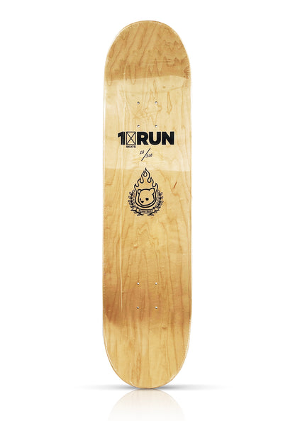 LUKE CHUEH x 1xRUN 'Over Extended' (2022) Skateboard Deck