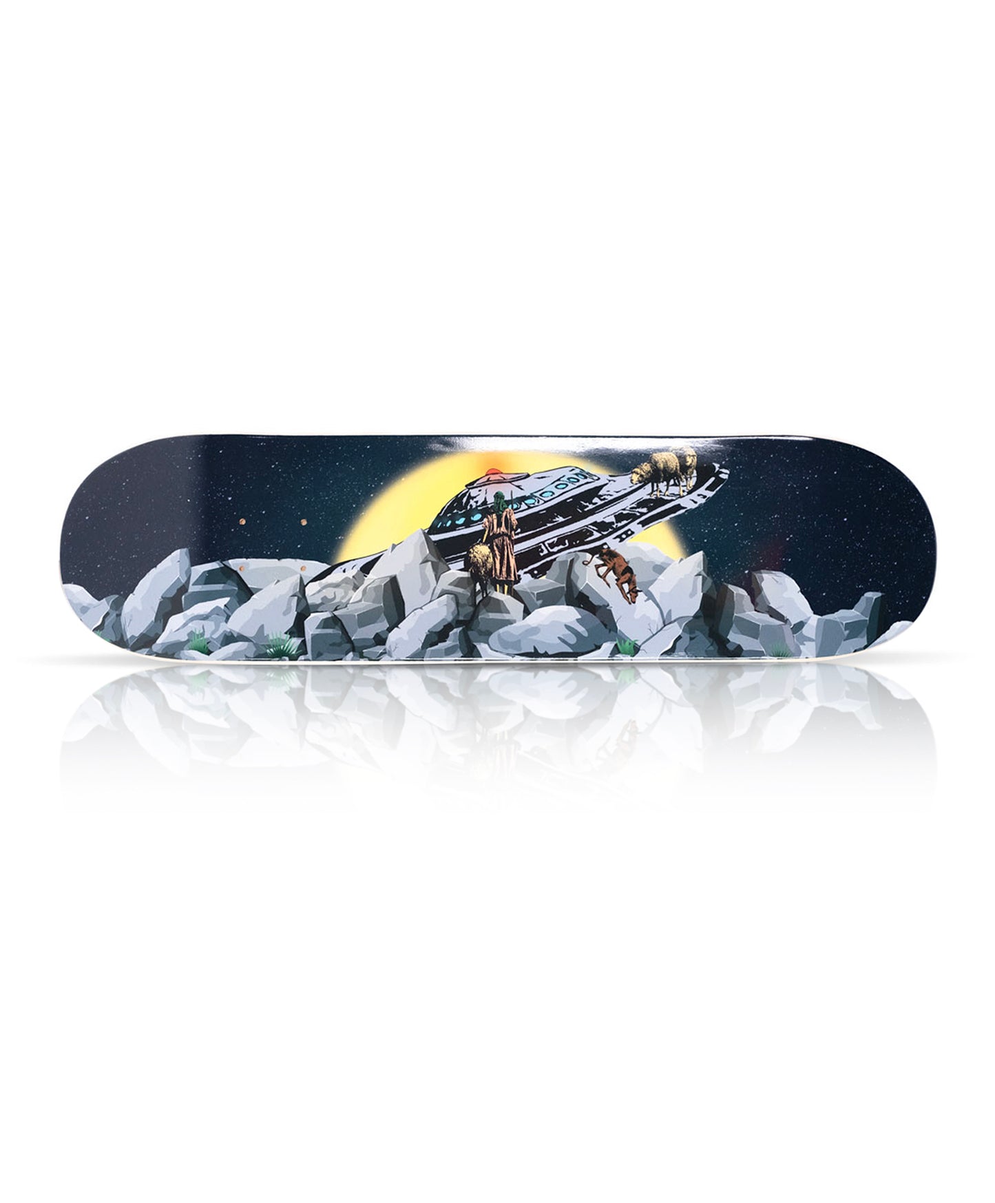 MAD x 1xRUN 'UFO Crash' (2022) Skateboard Deck