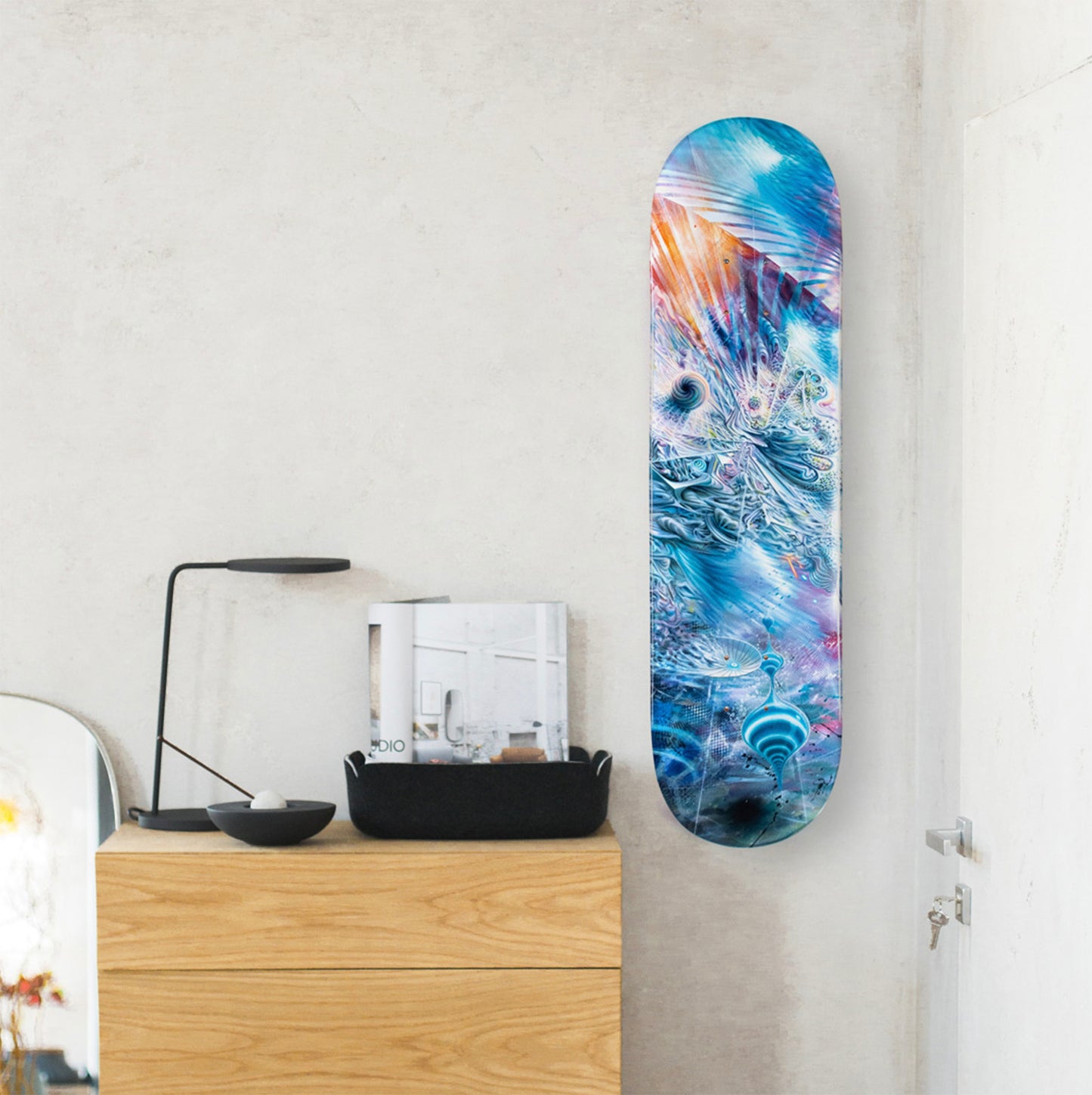 MARS-1 x 1xRUN 'Invisible Domain' (2019) Skateboard Deck