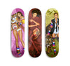 MIMI YOON 'January, February, March' (2021) Triptych Skateboard Deck Set