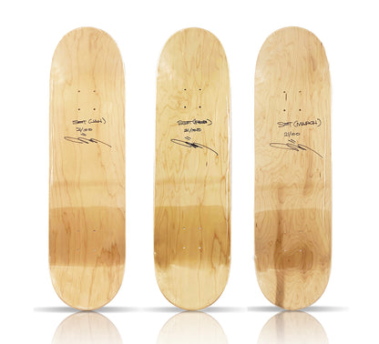 MIMI YOON 'January, February, March' (2021) Triptych Skateboard Deck Set