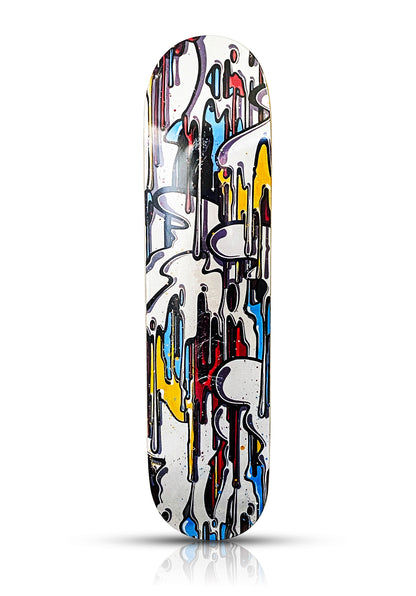 MOMIES x Deck-On 'Dégoulinant (Dripping) V2' (2012) Triptych Skateboard Deck Set