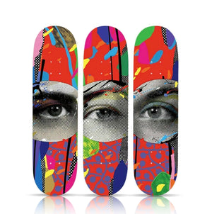 PAUL INSECT 'I See 1, 2 and 3' (2020) RARE Skateboard Deck Set (triptych)