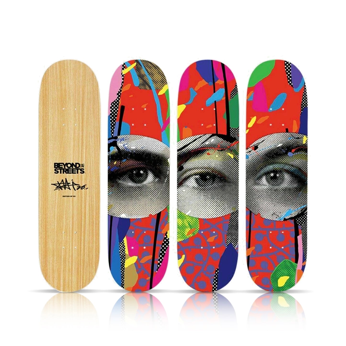 PAUL INSECT 'I See 1, 2 and 3' (2020) Skateboard Deck Set (triptych)