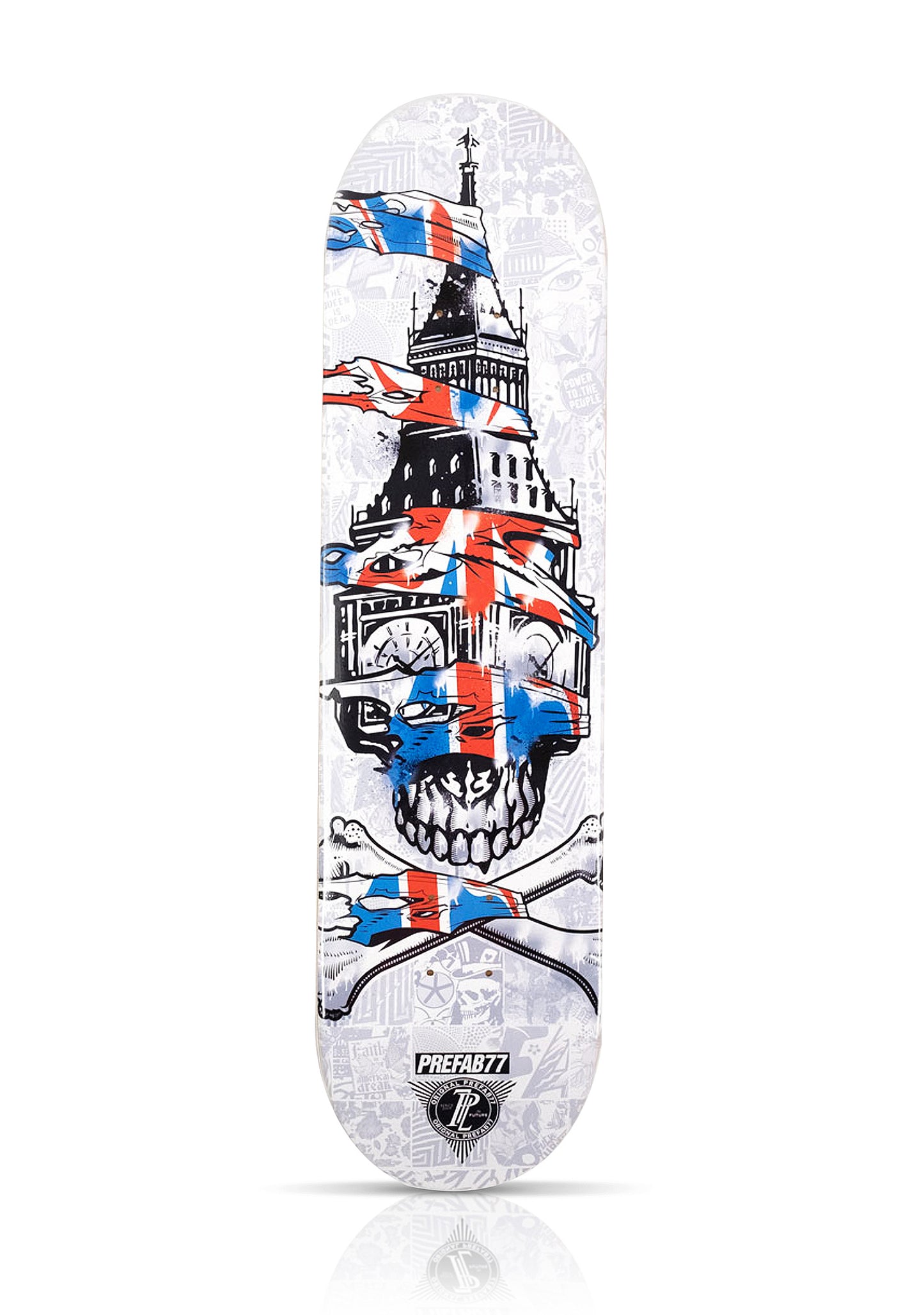 PREFAB 77 x 1xRUN 'Big Ben Ripped' (2022) Skateboard Deck (#12)