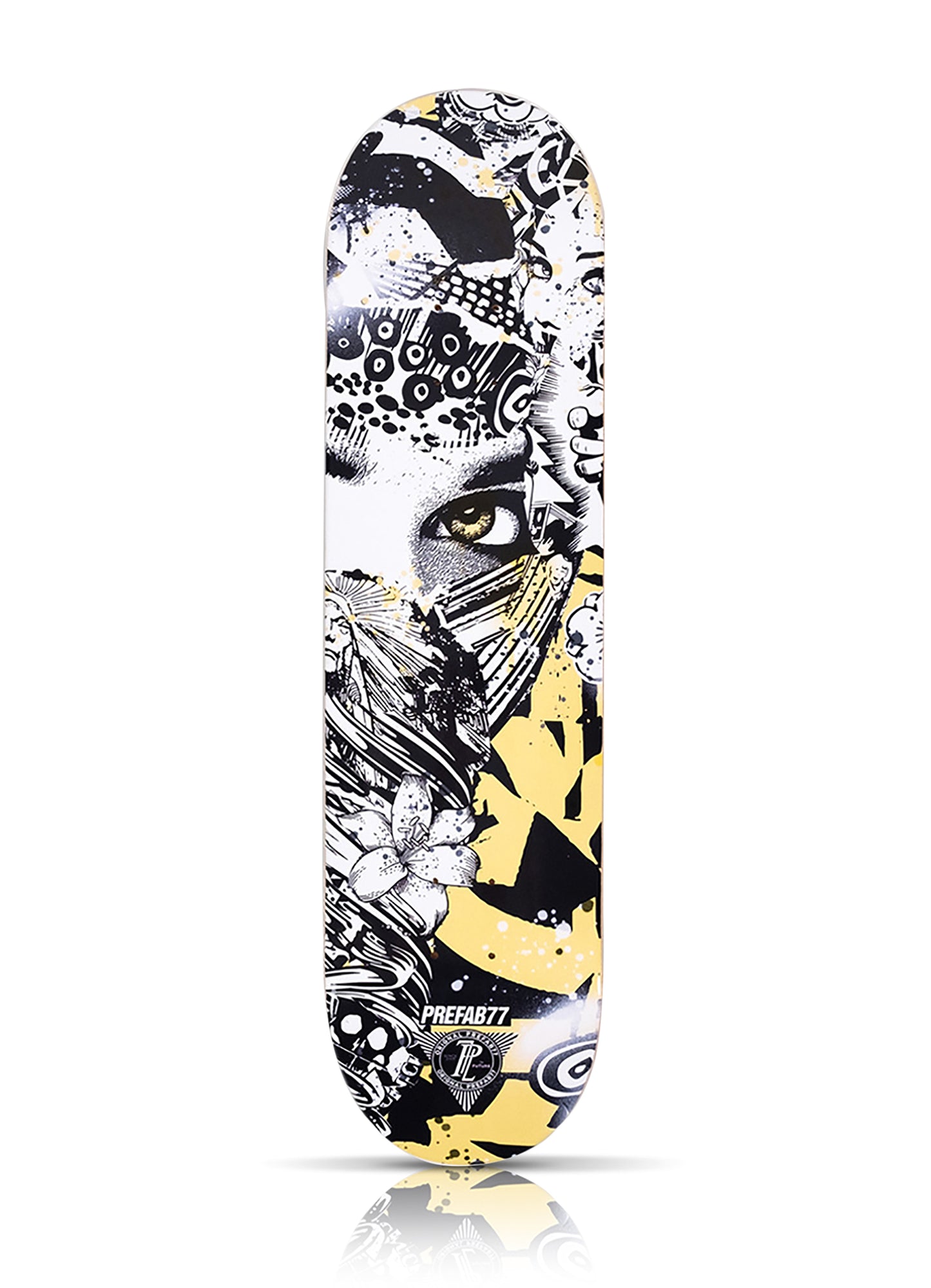 PREFAB 77 x 1xRUN 'Mask I + Mask II' (2022) Diptych Skateboard Deck Set
