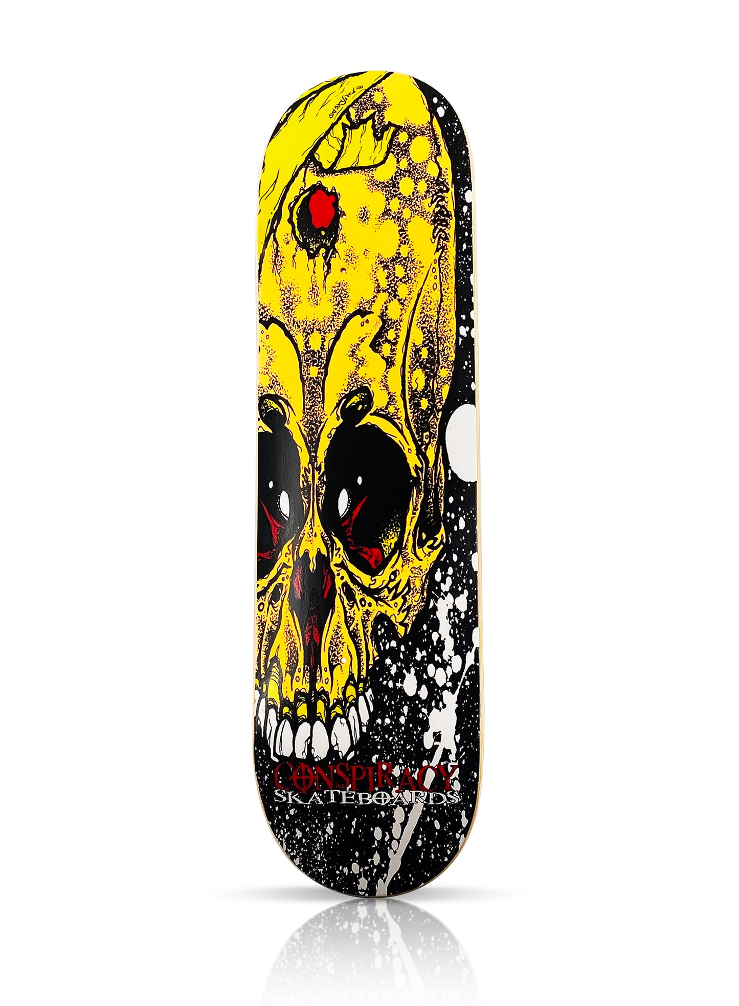 PUSHEAD 'Alien Conspiracy' (2020) Skateboard Deck (mustard)