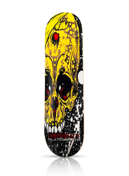 PUSHEAD 'Alien Conspiracy' (2020) Skateboard Deck (mustard)