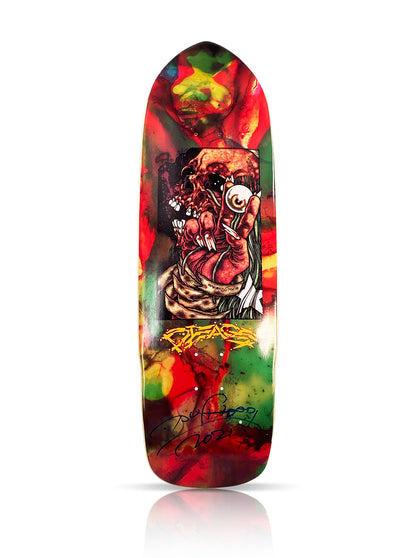 PUSHEAD x NTWRK 'Missing Piece Psyche (B)' (2021) Hand-Signed Skateboard Deck