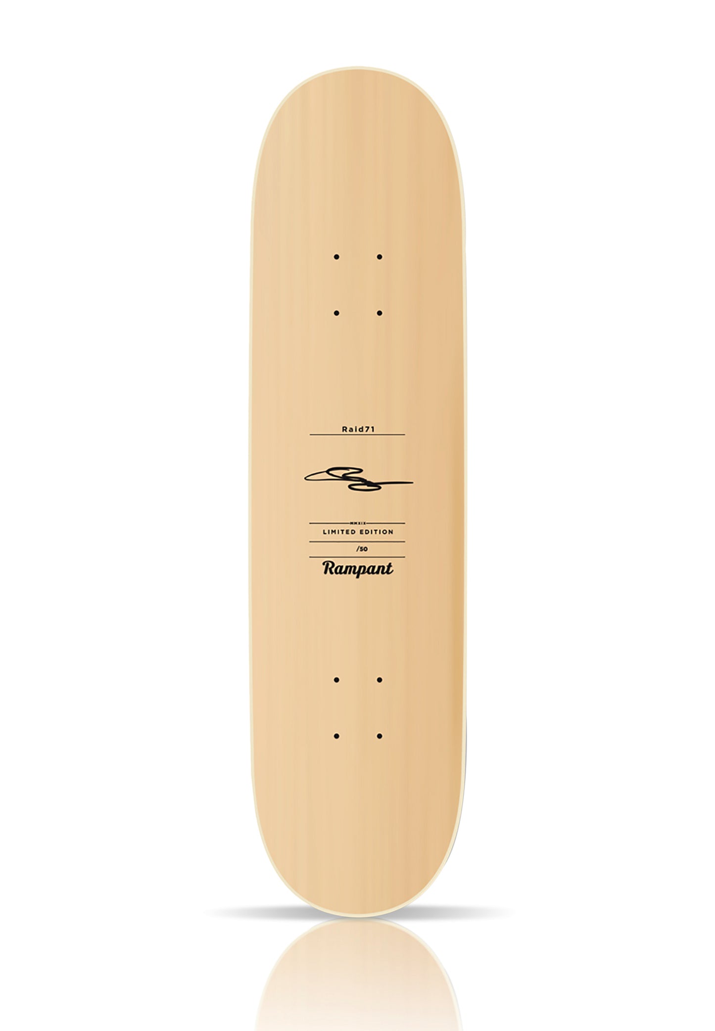 RAID71 x Rampant Decks 'Like Any Other Machine' (2019) Skateboard Deck