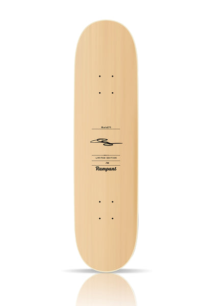 RAID71 x Rampant Decks 'Like Any Other Machine' (2019) Skateboard Deck