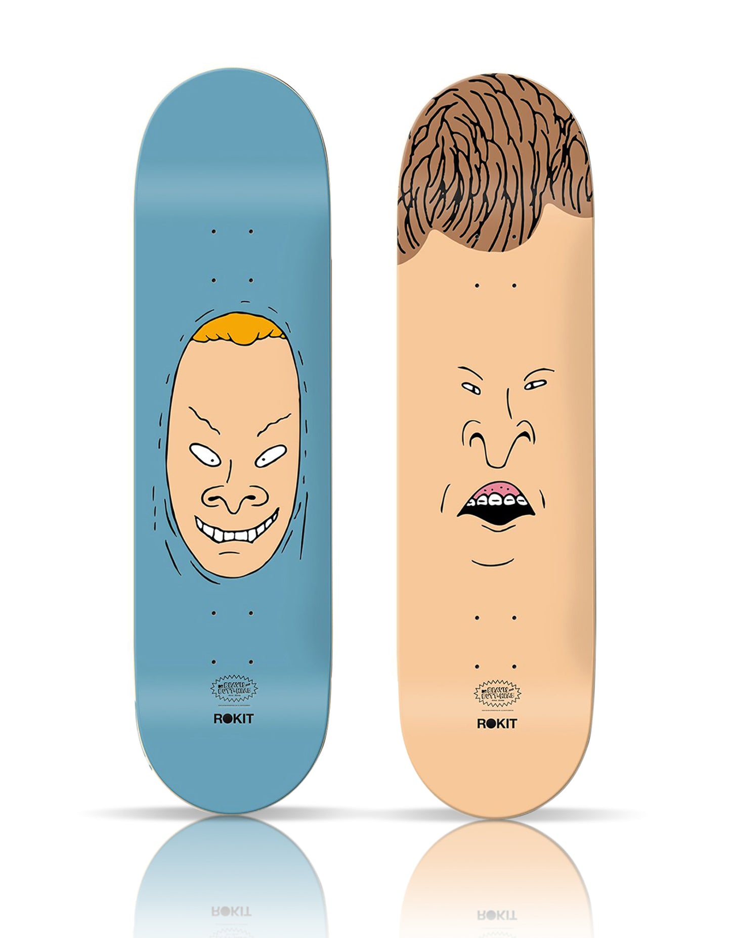 ROKIT x ComplexCon 'Beavis and Butt-Head' (2021) Skateboard Deck Set