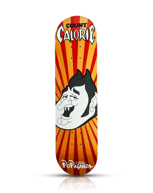 RON ENGLISH 'Count Calorie' (2019) Hand-Signed Skateboard Deck