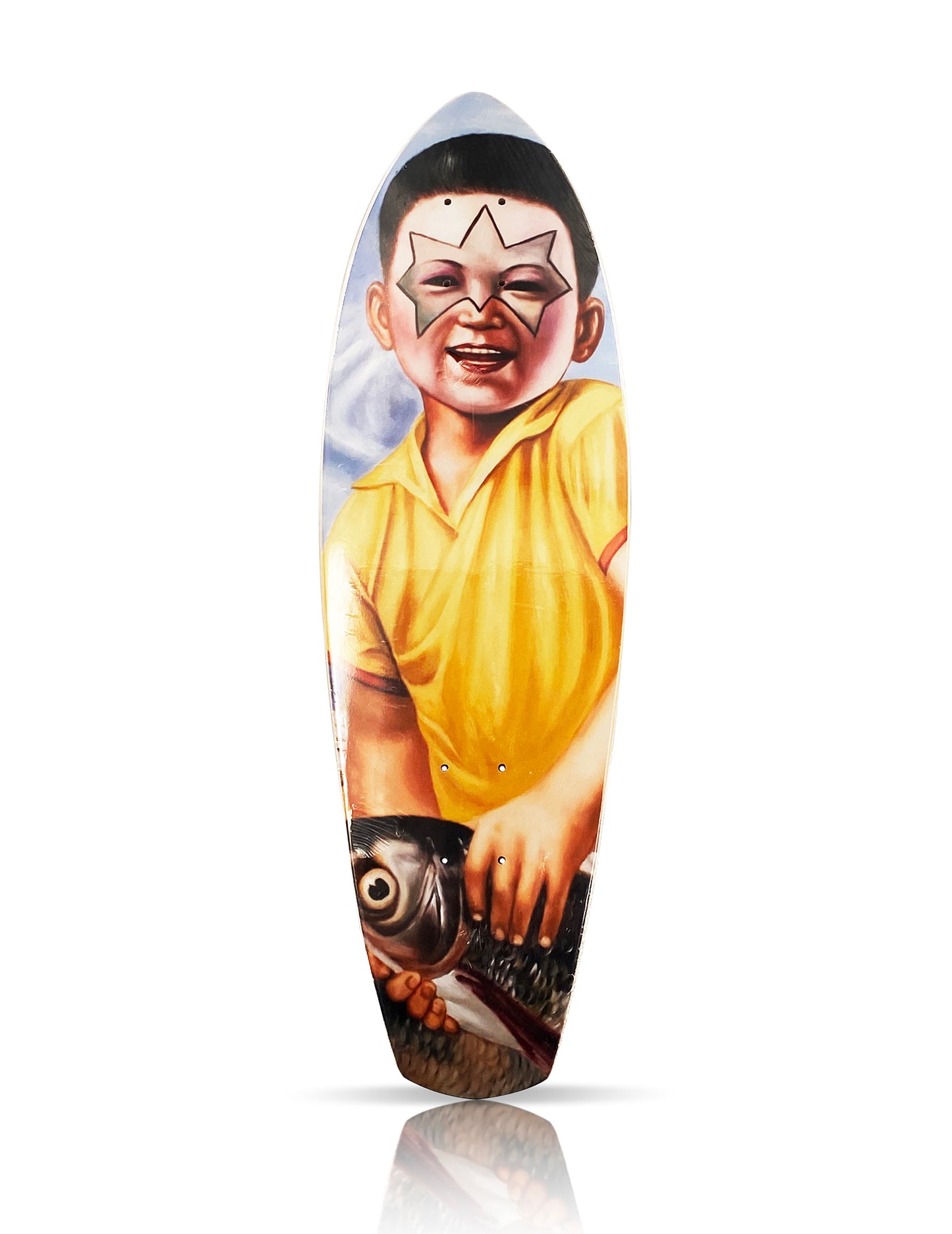 RON ENGLISH x StyleQueue 'Fish Boy' (2020) Skateboard Deck