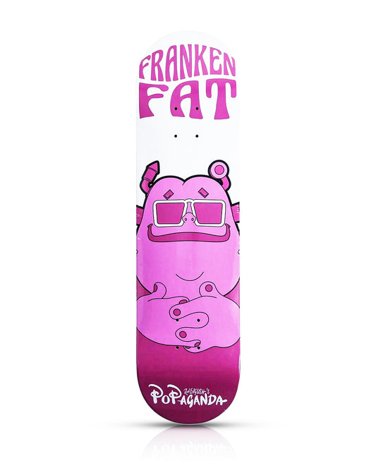 RON ENGLISH 'Franken Fat' (2019) Hand-Signed Skateboard Deck