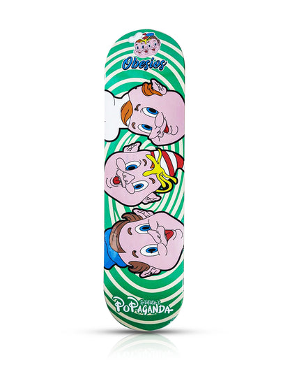 RON ENGLISH 'Obesios' (2019) Hand-Signed Skateboard Deck