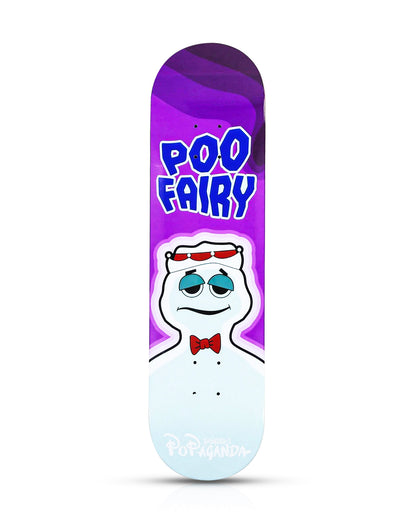 RON ENGLISH 'Poo Fairy' (2019) Hand-Signed Skateboard Deck