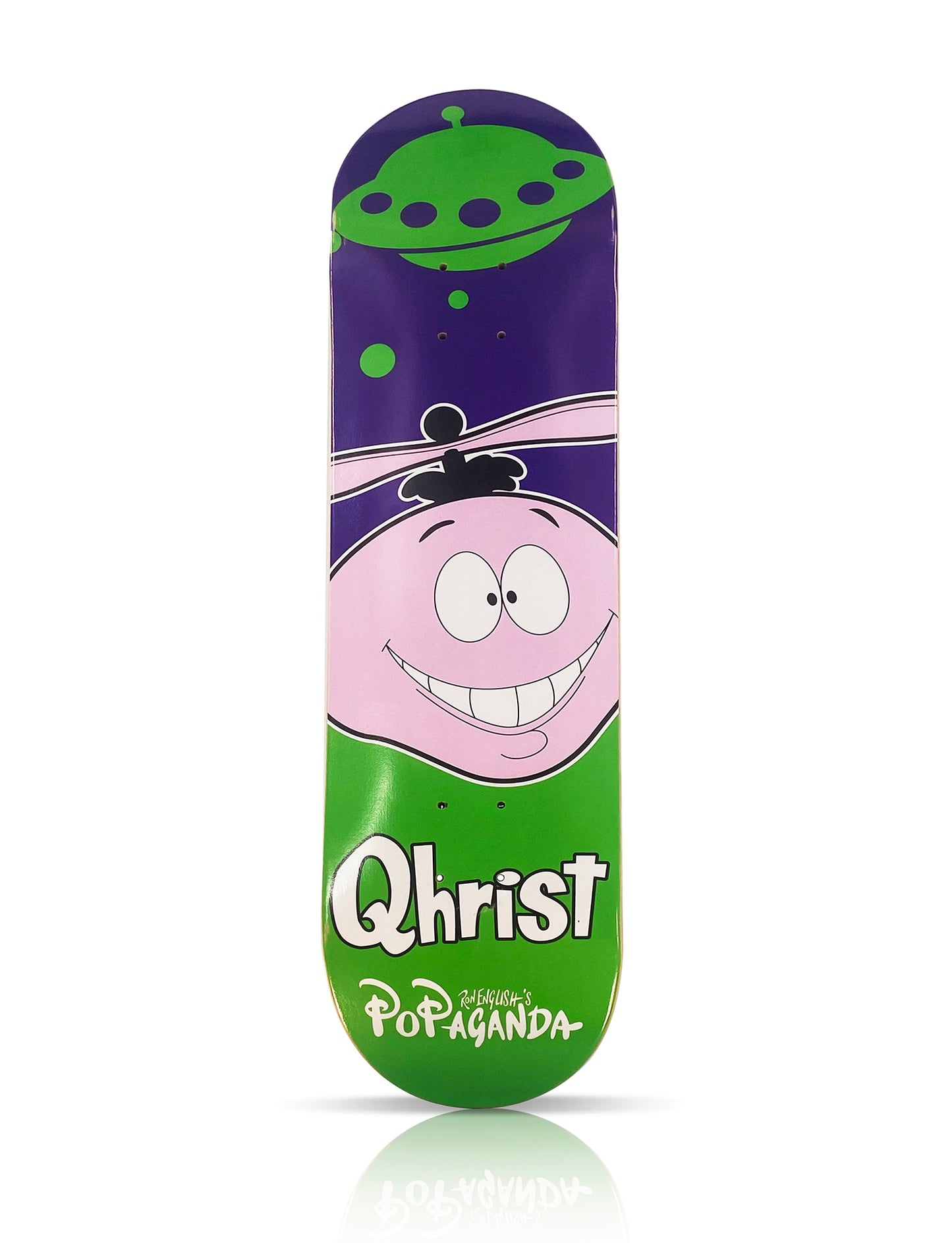 RON ENGLISH 'Qhrist' (2019) Skateboard Deck