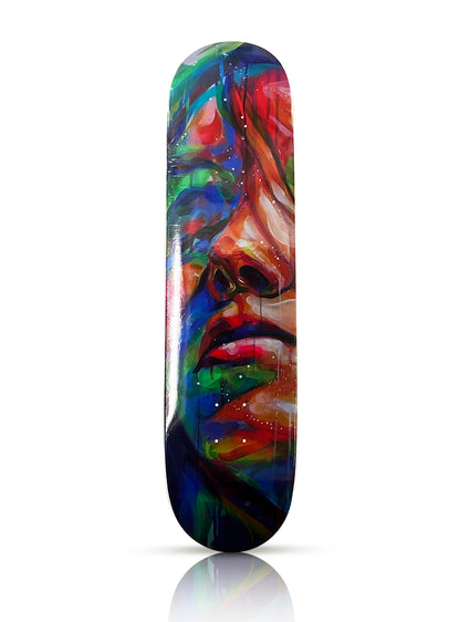 SEMA LAO x Street Art Place 'Wind' (2021) Hand-Signed Skateboard Deck