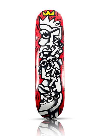 SHEEFY x 1xRUN 'Sk8 Study' (2021) Skateboard Deck