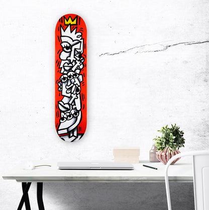 SHEEFY x 1xRUN 'Sk8 Study' (2021) Skateboard Deck